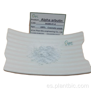 Polvo de arbutina alfa natural para blanquear la piel 100% puro